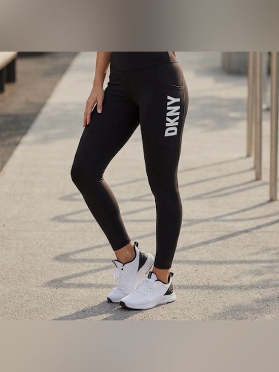 Dkny Pants - DKNY Women's Black Yoga Leggings NWT Size Small